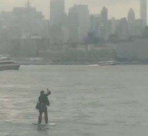 NYC Paddle Boarding Commuter