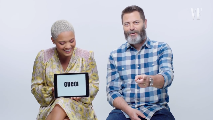 Nick-Offerman-and-Kiersey-Clemons-Give-a