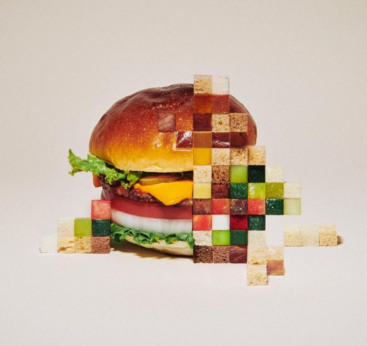 Pixelated Burger