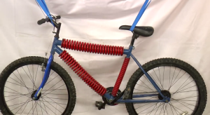 Bicycle Made of Springs