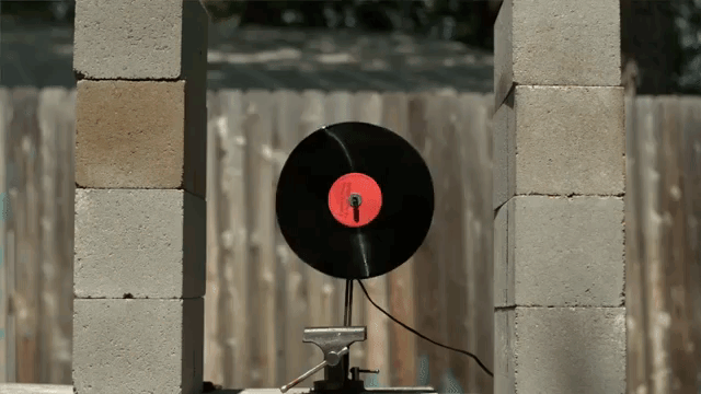 Spinning a Record to Pieces at 12,500fps