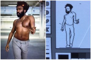 Donald Glover Pixelation This Is America