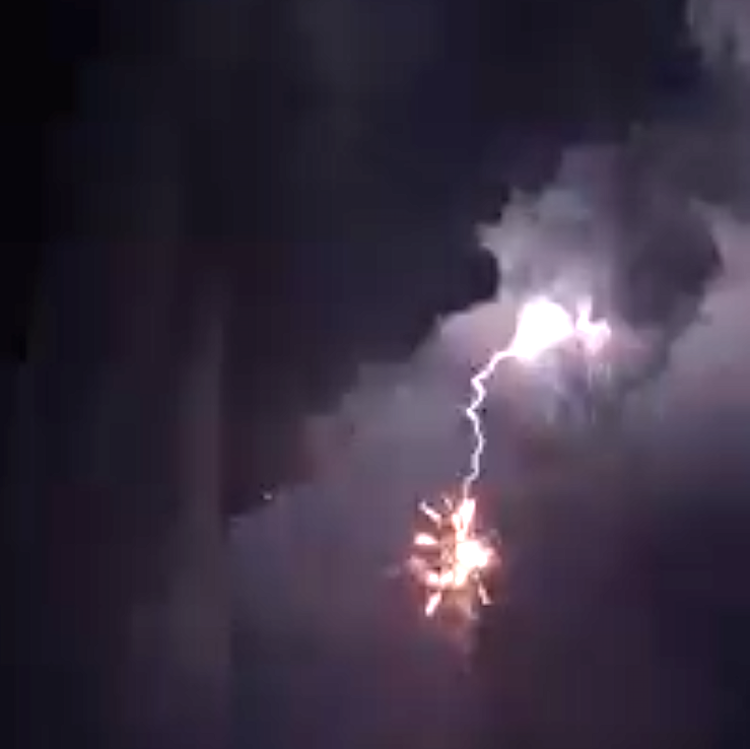 Firework Lightning Intersection