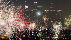 Fireworks Over Los Angeles