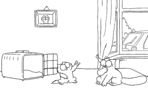 Snipping Simon's Cat