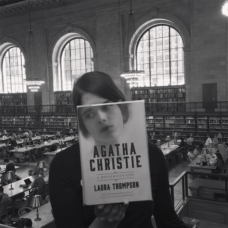 Bookface Friday NYPL Agatha Cristie