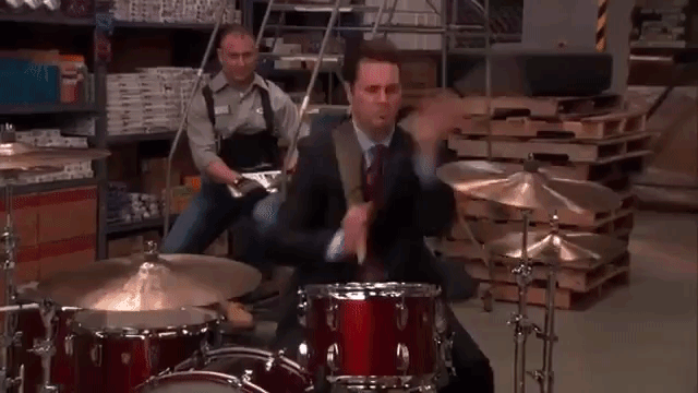 Mad Drummer vs Kevin on The Office