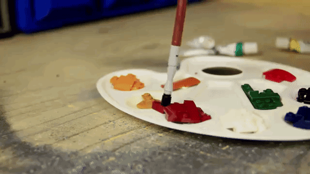 Painting the LEGO Toy