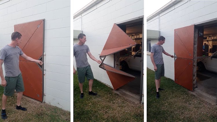 Imaginative Man Builds a Video Game Inspired Folding Shed 