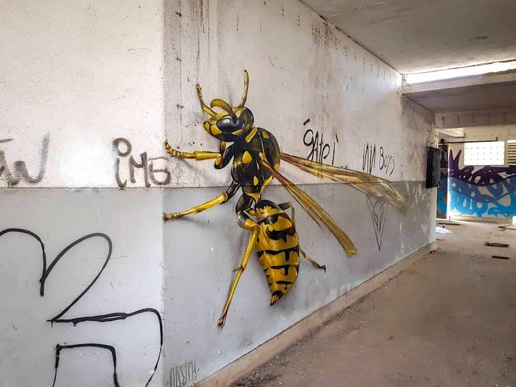 Wasp Mural