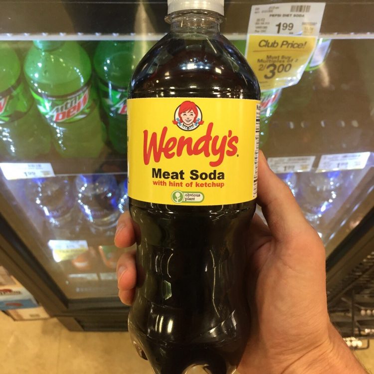 A Mysterious Bottle of Wendy's Meat Soda (With a Hint of Ketchup) Is