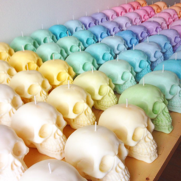 Pastel Colored Skulls