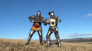 Fighting in 14th Century Armor