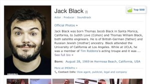 Jack Black IMDB
