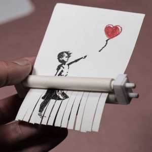 Mini Banksy Art Shredder