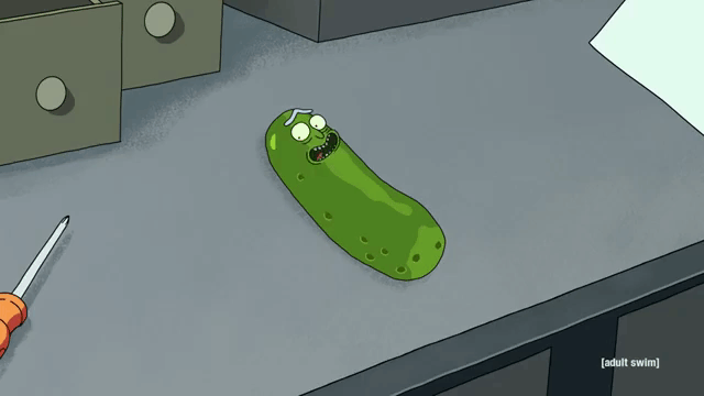 Pickle Rick Laughing