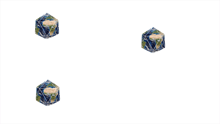 Earth Puzzle Unfolded