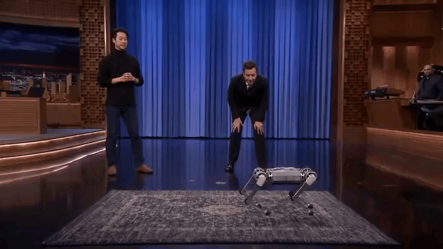 Mini Cheetah MIT Robot Tonight Show Jimmy Fallon Backflip