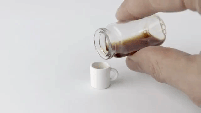 Pouring Worlds Smallest Cup of Coffee
