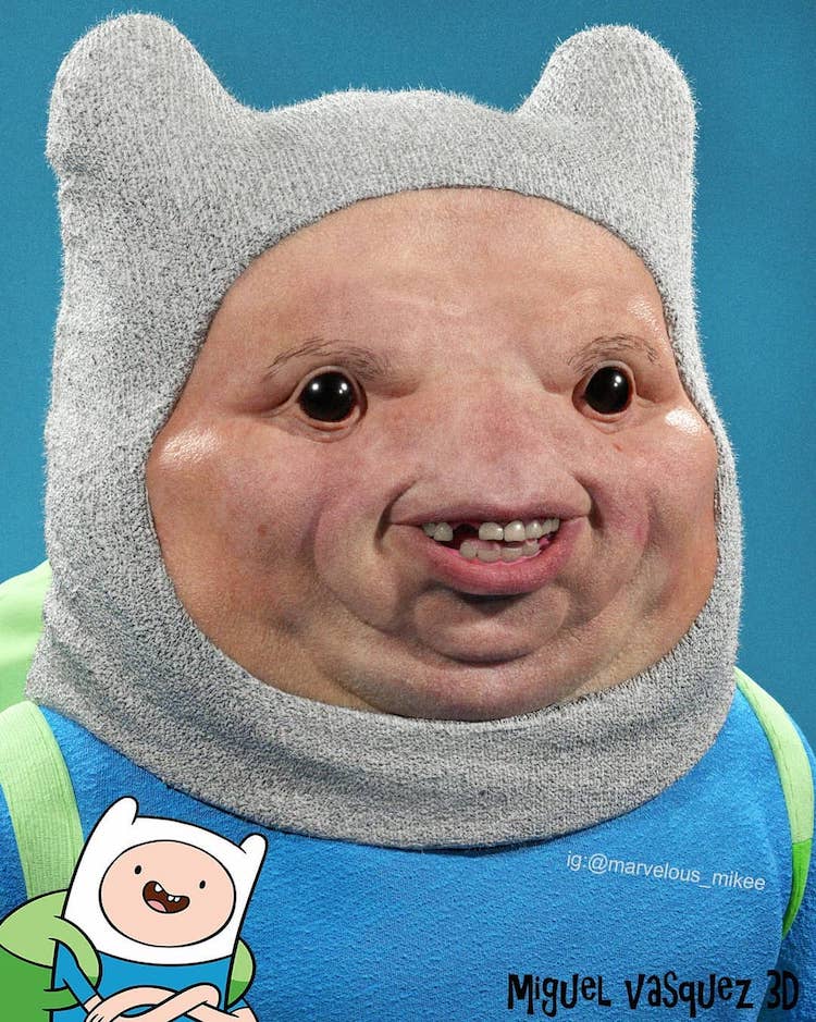 Realistic Finn Adventure Time