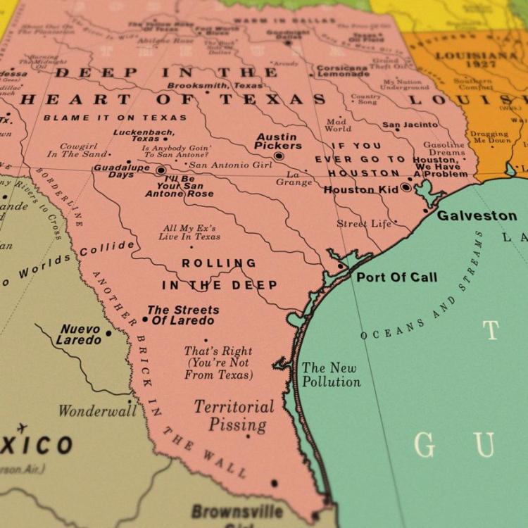 USA-song-map-Texas