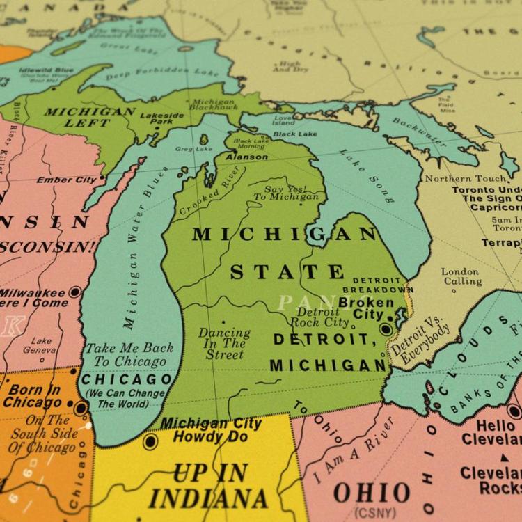 USA-song-map-Michigan