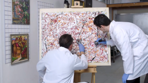 Anatomy of a Fake Jackson Pollock Forensic Analysts