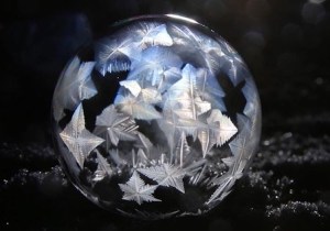 Frozen Snow Bubble