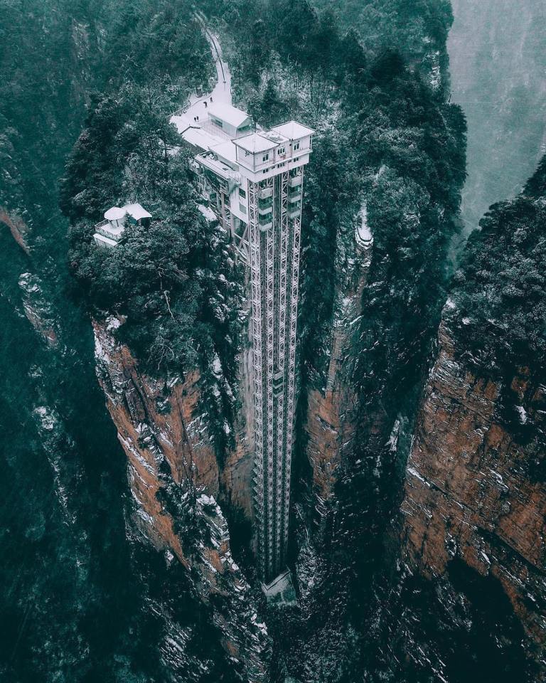 Bailong Elevator Zhangjiajie, China