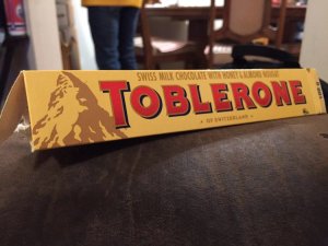 Bear Hidden in Toblerone Chocolate Logo