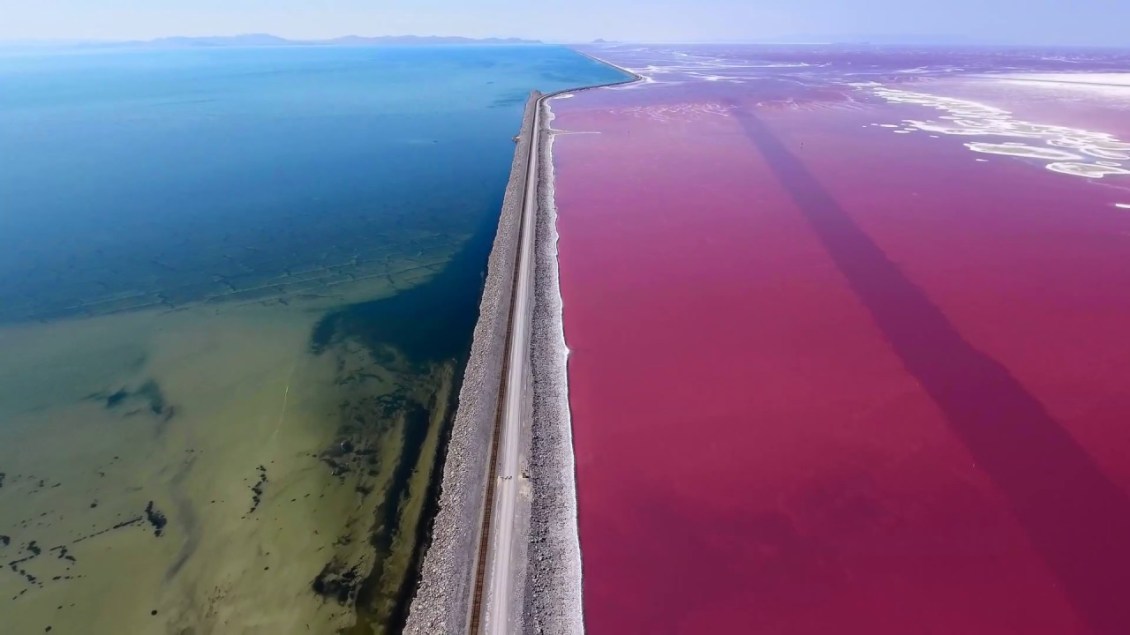 Colors of the Great Salt Lake Drone