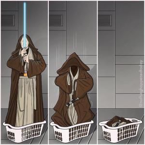 Obi-Wan Kenobi on Laundry Day
