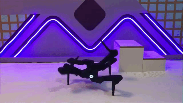 Octopod Spider Foldable Robot Does Aerobics
