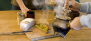 Preparing A Typical Peasant Meal From Medieval Times