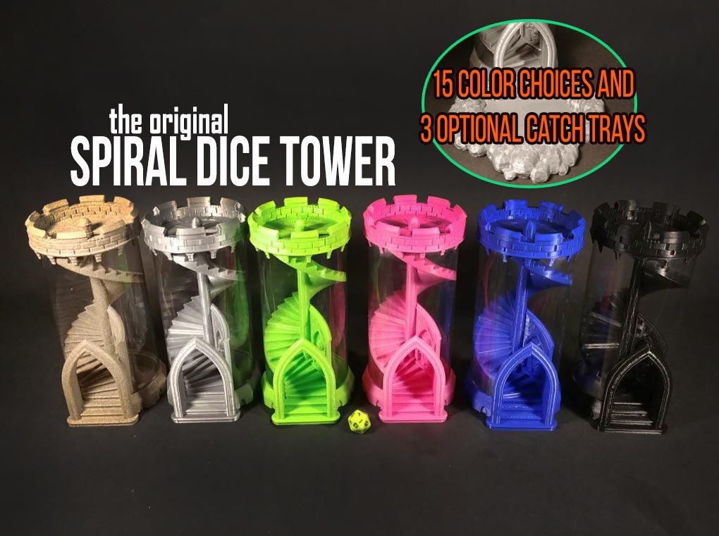 Spiral Dice Tower