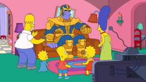 Thanos Visits The Simpsons _ Season 30 Ep. 12