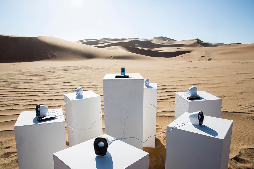Toto Forever 6 Speaker Sound Installation Namib Desert Africa