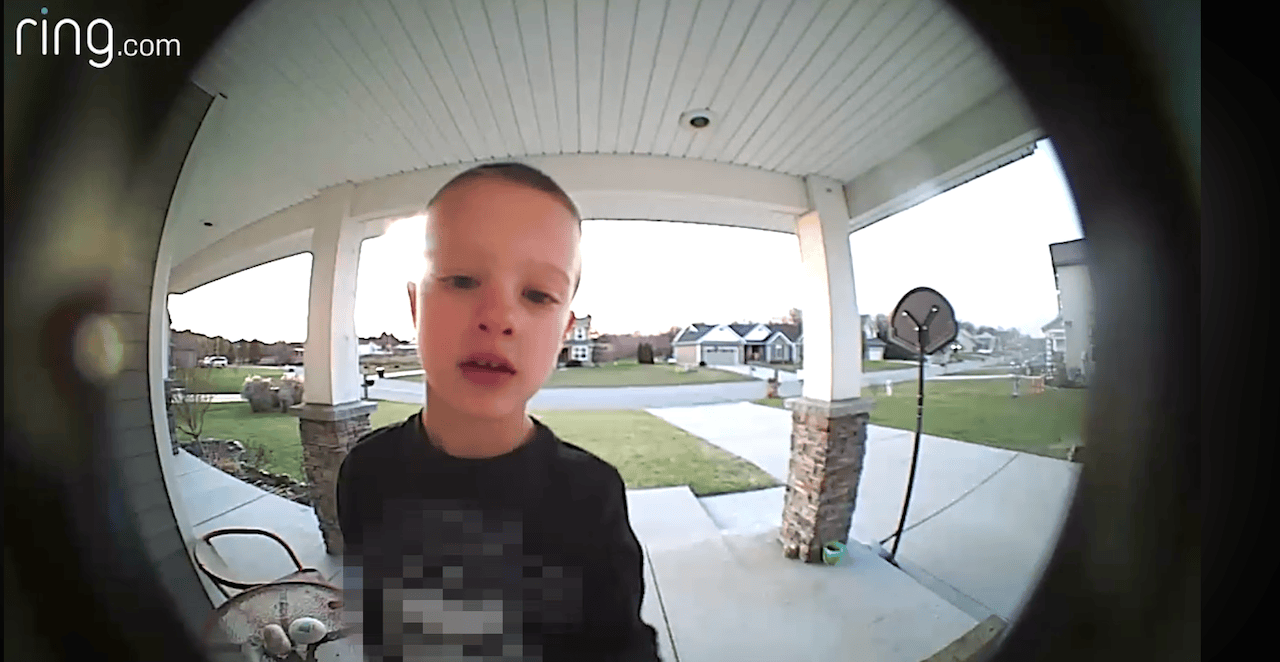 Creative Child Contacts Father at Work Through Video Doorbell to Ask ...