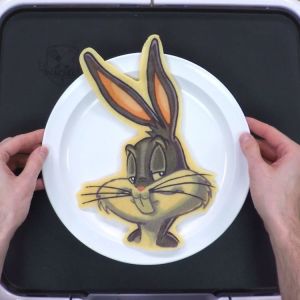 Bugs Bunny Pancake Art