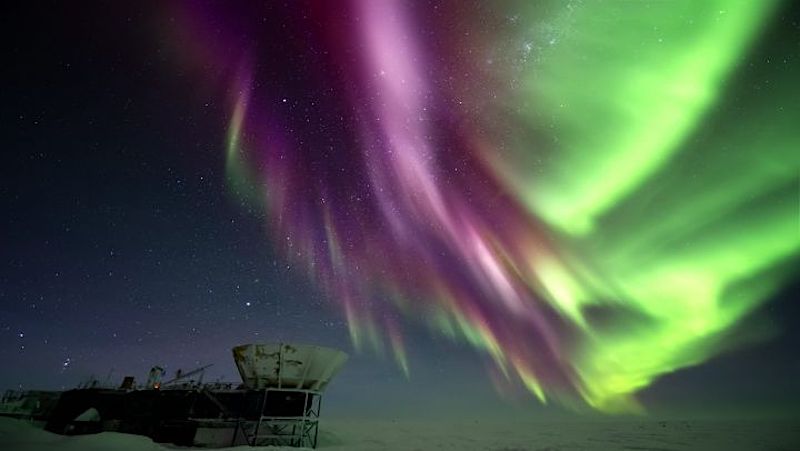 South Pole Aurora Australis Martin Heck