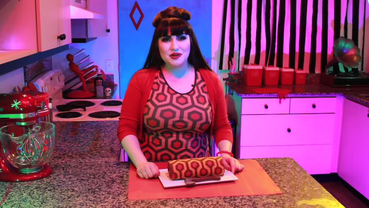 The Shining REDRUM Roll Cake - The Homicidal Homemaker Horror Cooking Show