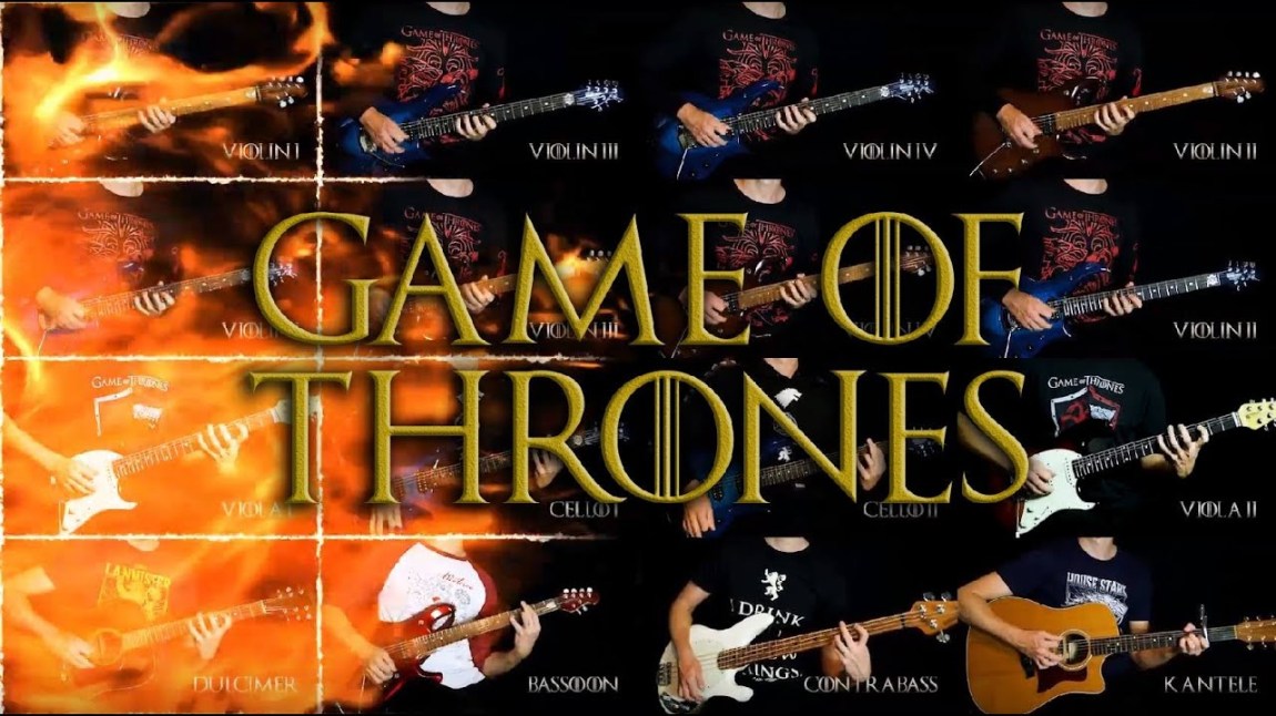 16 guitar Game of Thrones