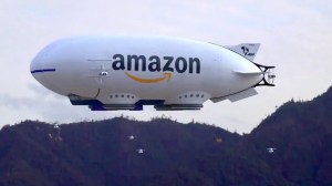 Amazon Mothership Blimp Drones
