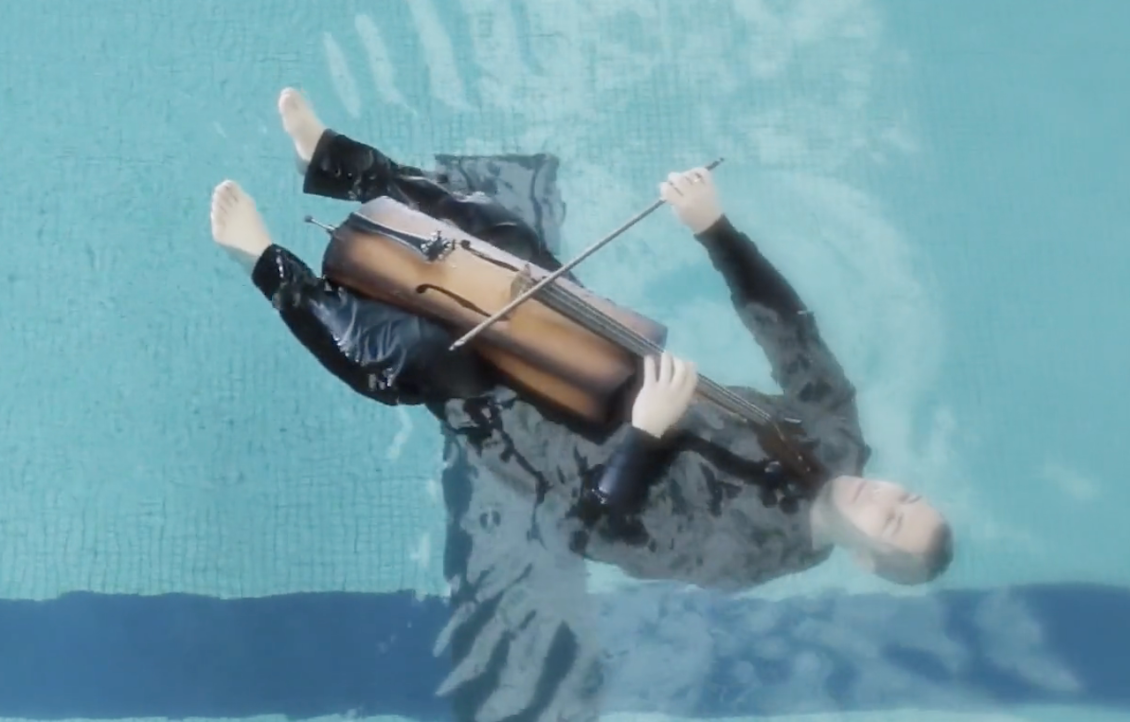 Breathe Rectangular Cello Underwater