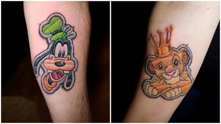 Embroidered Patch Tattoos