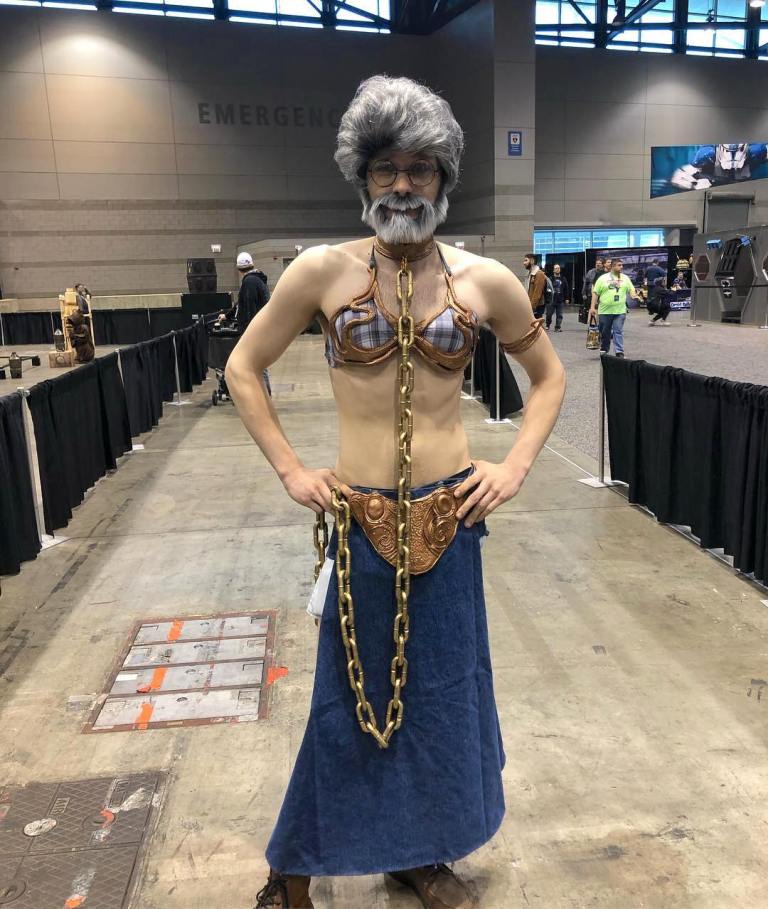 George Lucas Slave Leia