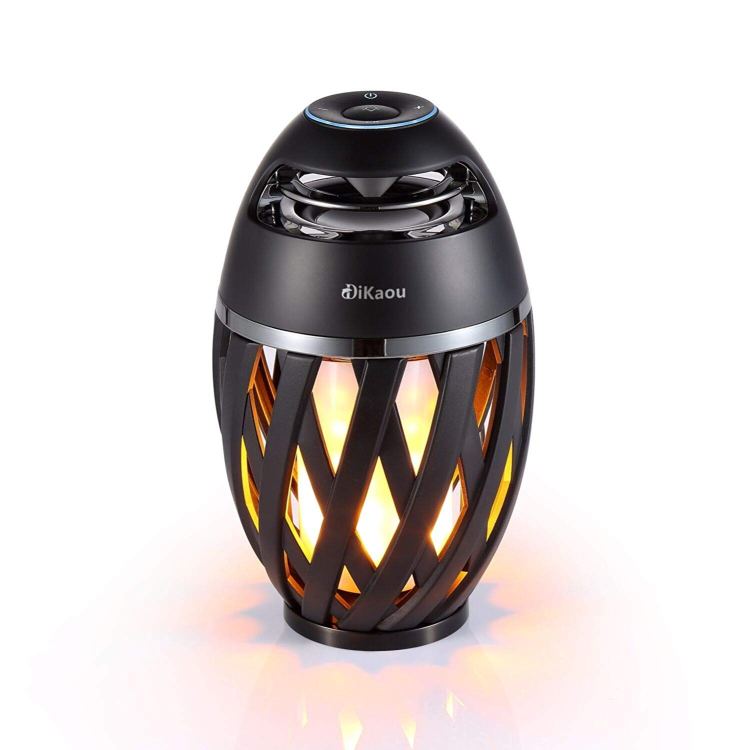 LED Flame Speaker Lamp