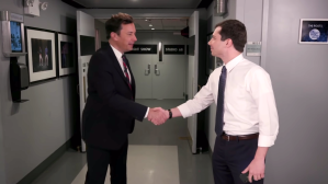 Mayor Pete Buttigieg and Jimmy Fallon Try to Out Language Each Other