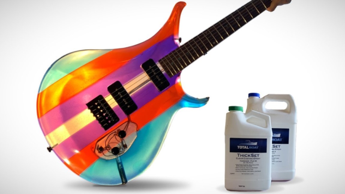Epoxy Resin Translucent Guitar