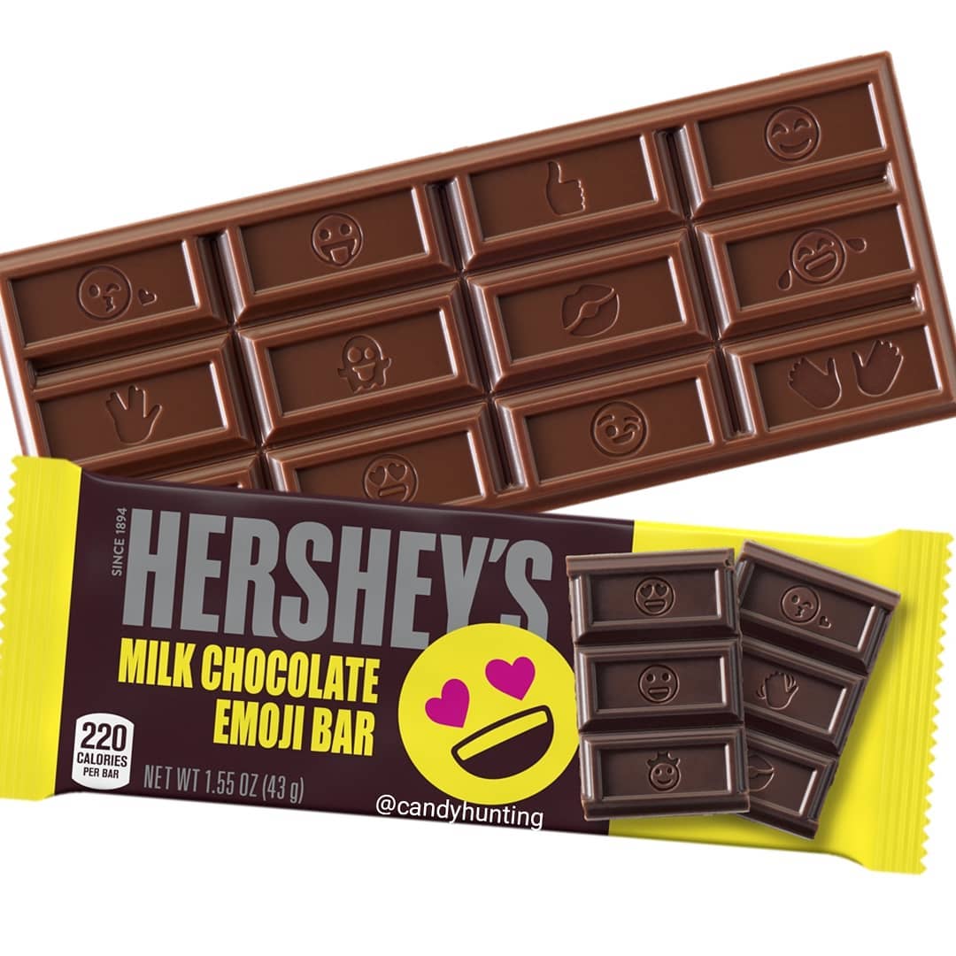 Hersheys Milk Chocolate Emoji Bar